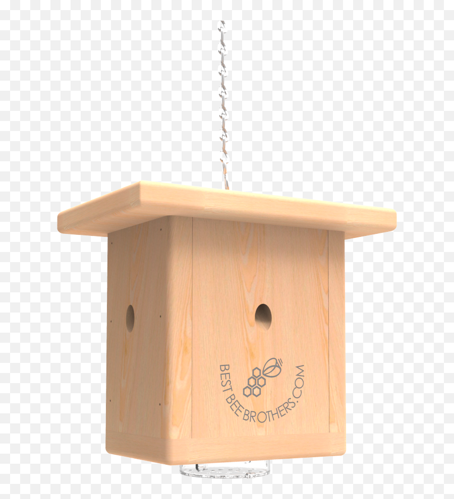Pine Wood Carpenter Bee Box Trap - Carpenter Bee Trap Emoji,Emojis Oftrap Queen