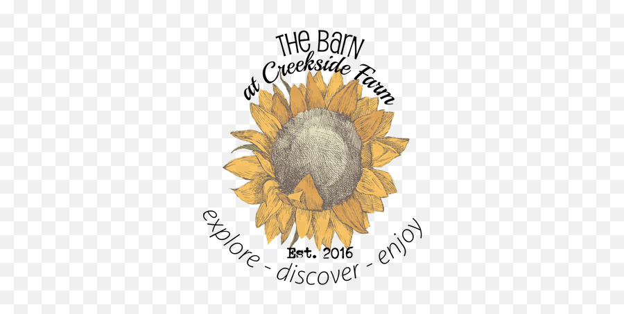 The Barn - Sunflower Retro Illustration Drawing Emoji,Sunflowers Emotion