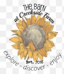 The Barn - Sunflower Retro Illustration Drawing Emoji,Sunflowers Emotion