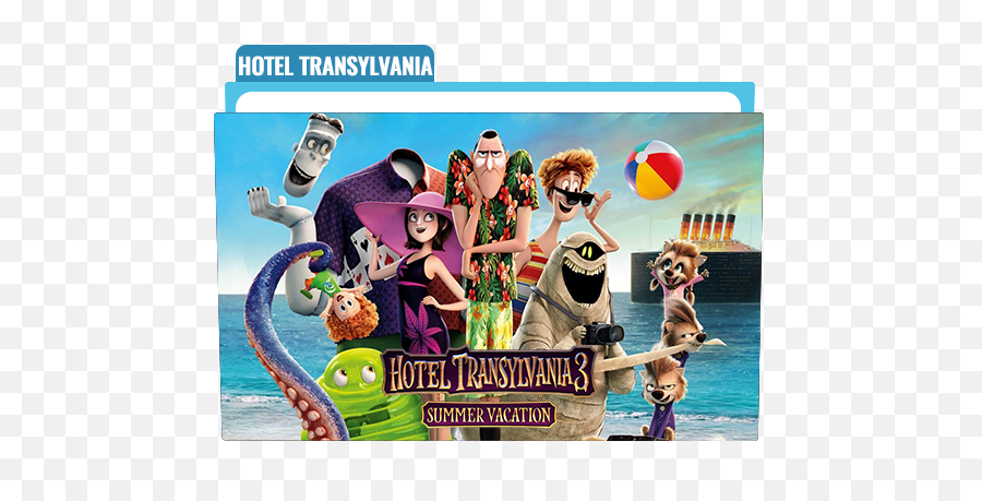 Hotel Transylvania 3 Folder Icon Free - Hotel Transylvania 3 Summer Vacation Folder Icon Emoji,Hotel Transylvania Short Emoji Movie