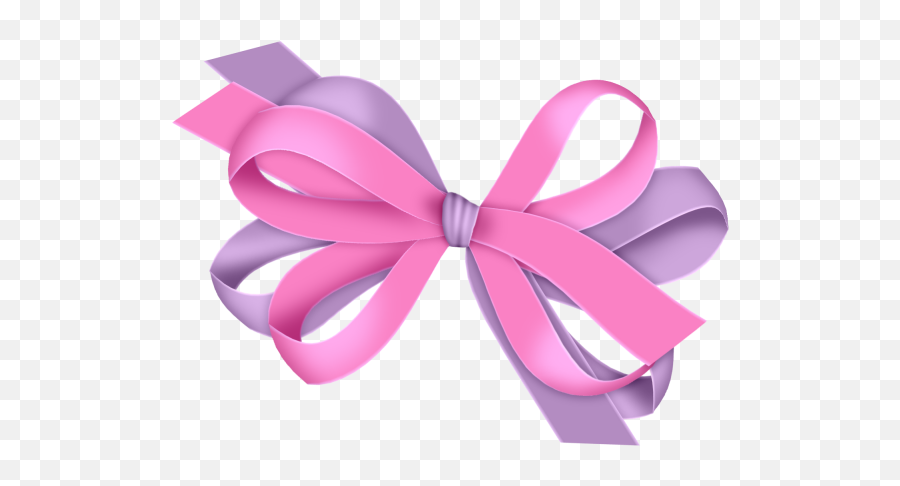 Pink Ribbon Clip Art Of Ribbons For Breast Cancer Awareness - Pink And Purple Ribbon Emoji,Breast Cancer Awareness Emoji