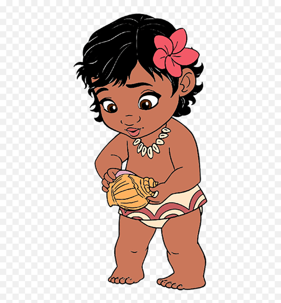 Disney Baby Moana Png Cartoon 27 - Baby Moana Transparent Background Emoji,Baby Emoji On Snapchat