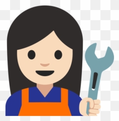 Llave Inglesa Con Tono De Piel Claro - Gitlab Avatars Emoji,Emoji Hombros Encogidos