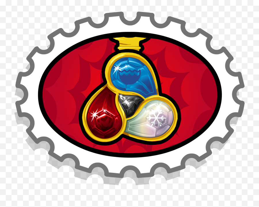 3 Gems Stamp Club Penguin Wiki Fandom - Club Penguin Coffee Stamp Emoji,Extreme Sports Emojis