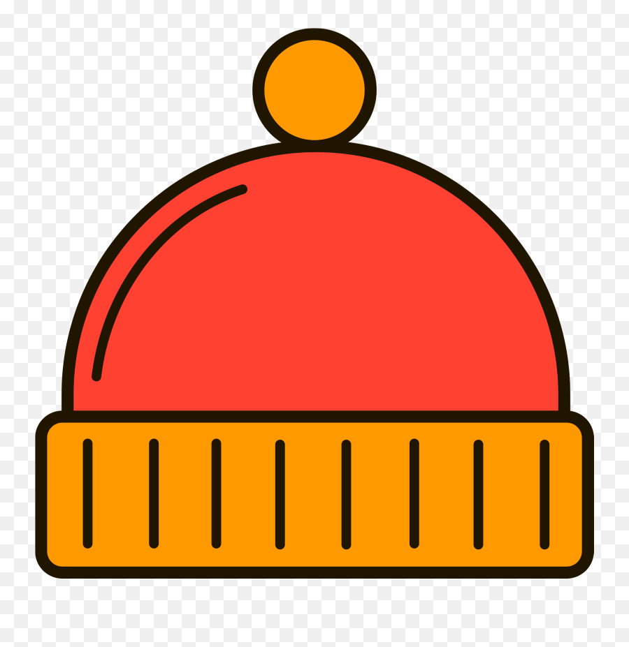 Winter Cap Clipart - Horizontal Emoji,Emoji Winter Hat