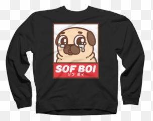 Best Cartoon Crewnecks Design By Humans - Crew Neck Emoji,Puglie Pug Emojis