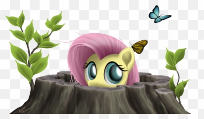 Symbianl - Fluttershy Tree Emoji,Hiding Emotions Art
