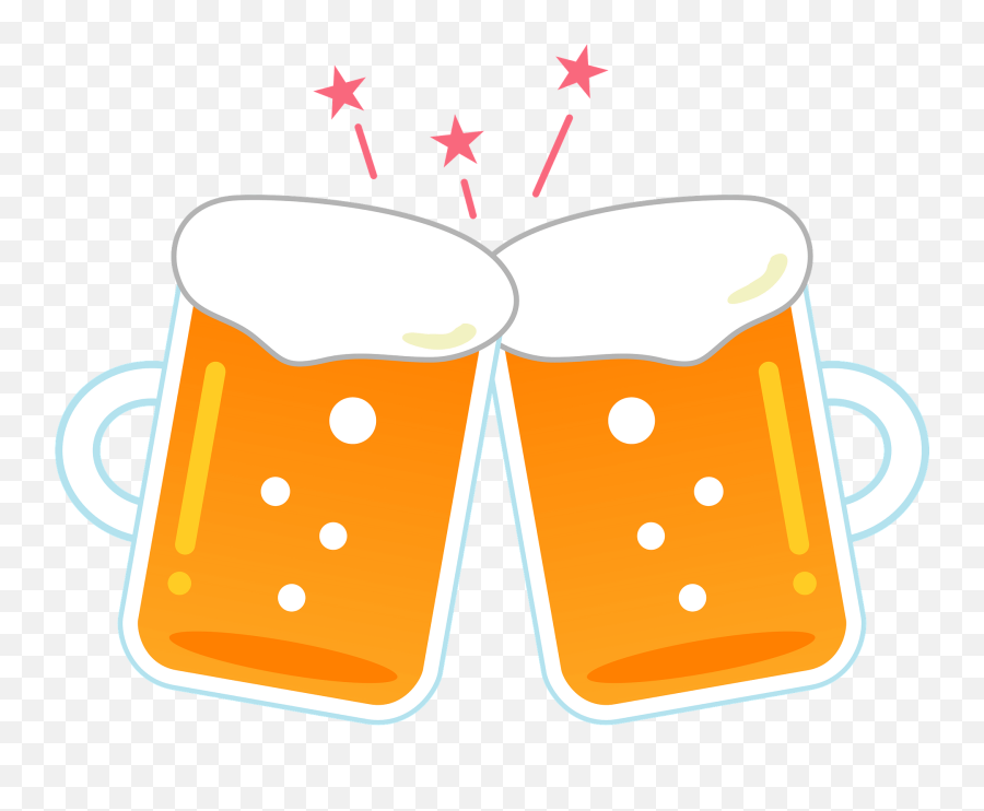Beer Mugs Clipart Emoji,Beer Drinking Emoji