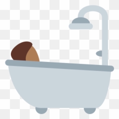 Medium - Person Taking A Bath Emoji,Taking Notes Emoji