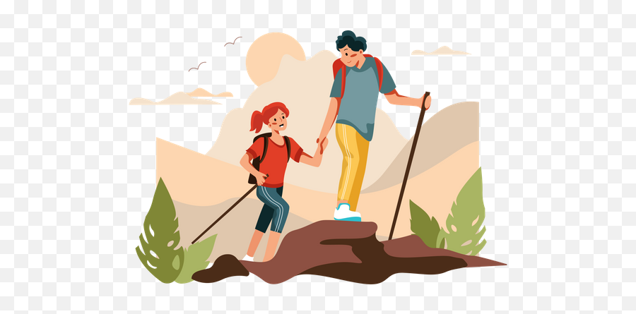 Mountain Illustrations Images U0026 Vectors - Royalty Free Outdoor Activities Illustration Emoji,Animated Mountain Climbing Emoticons