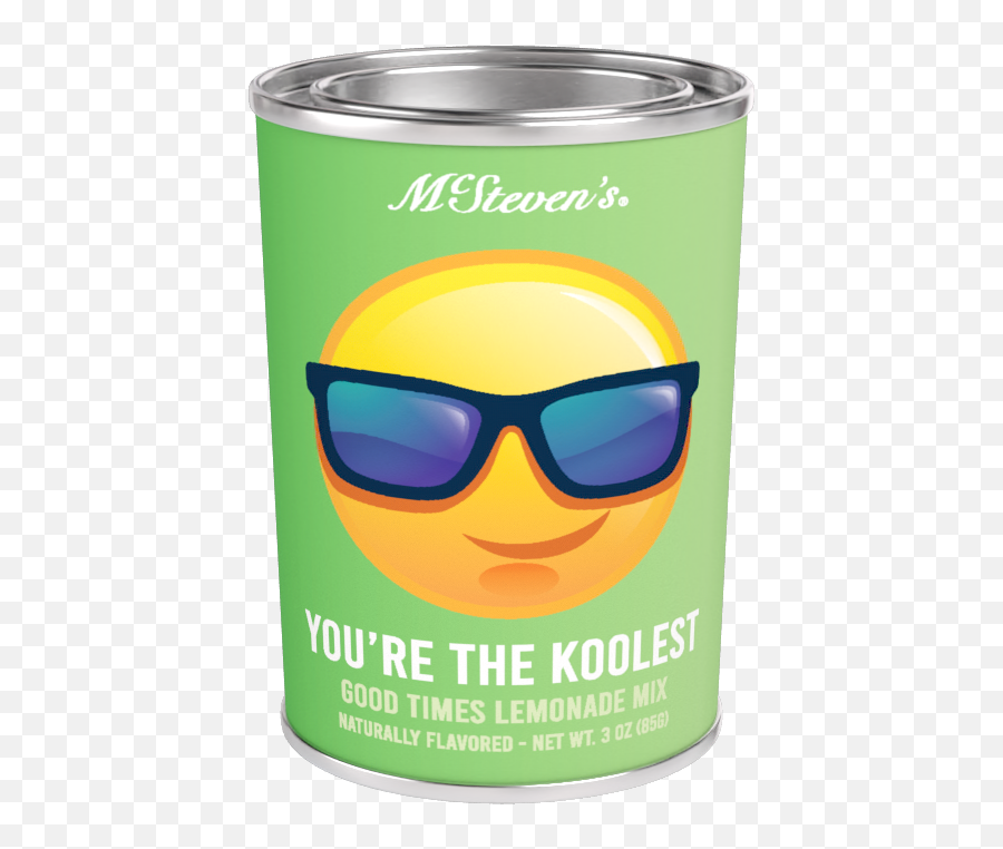 Emoji Lemonade - Youu0027re The Koolest 3oz Oval Tin U2013 Mcstevens Cylinder,Sip Tea Emoji