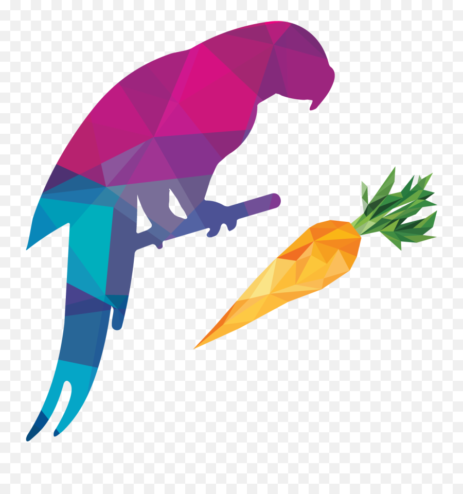 Parrots And Carrots - Parrot Carrot Clipart Full Size Parrot Icon Png Emoji,Parrot Emoji