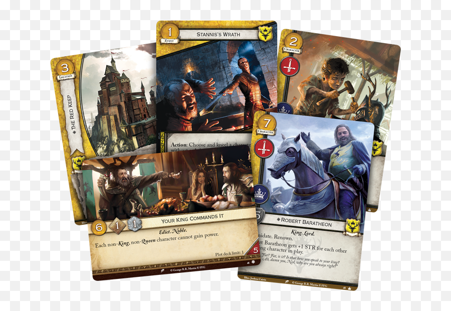 Pledge Your Allegiance With Game Of Thrones Tcg Intro Decks - Fictional Character Emoji,Game Of Thrones Characters Emotion