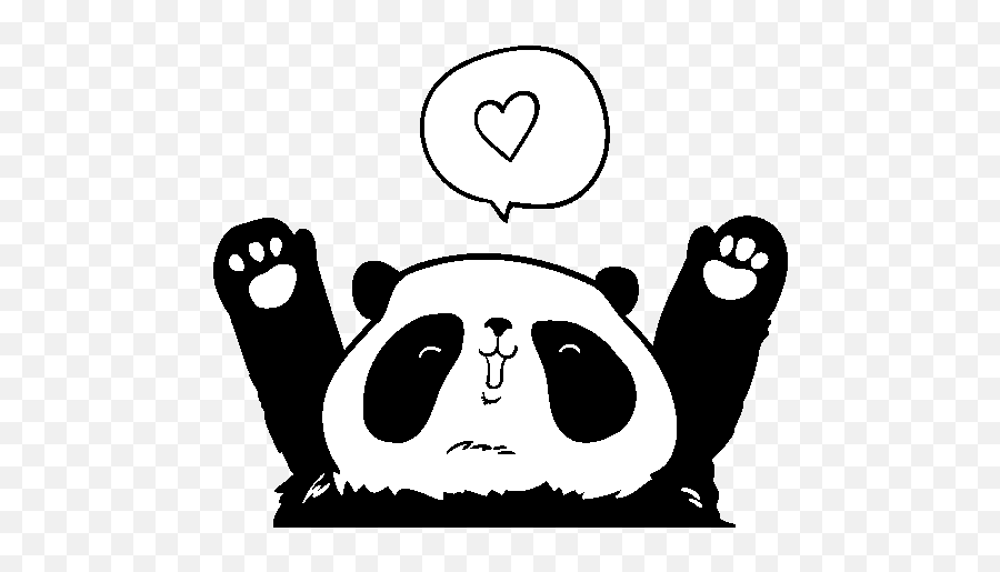 Download Love Panda Coloring Page - Panda Enamorado Para Dibujos De Amor Pandas Colorear Emoji,Emoji Enamorado