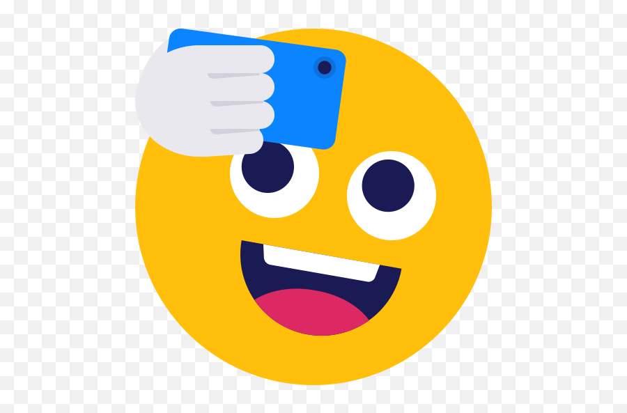 Emoji Selfie Smiley Icon - Emoji Selfie Png,Selfie Emoji