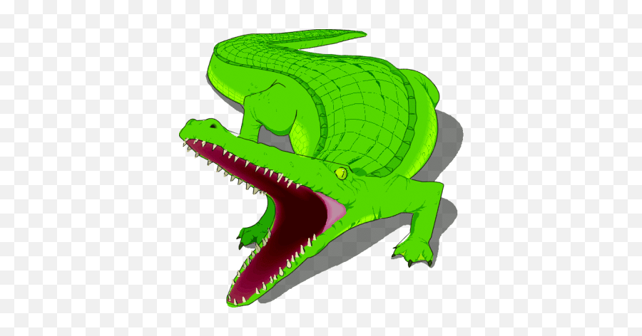 Funny Alligator Clip Art Crocodile - Alligator Clipart Emoji,Alligator Emoji