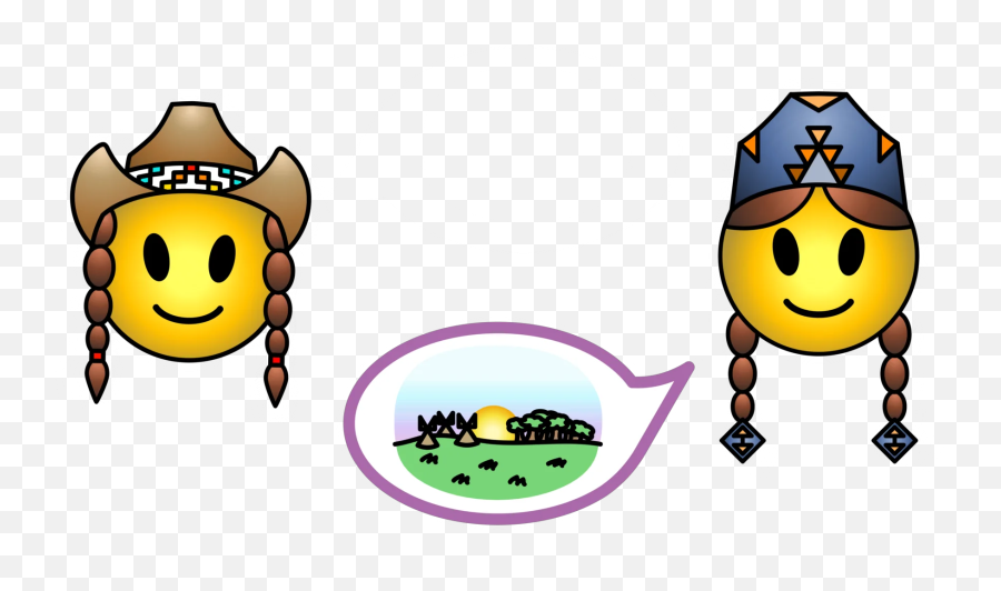 Cheyenne Emoji Language - Happy,Emoticon Video