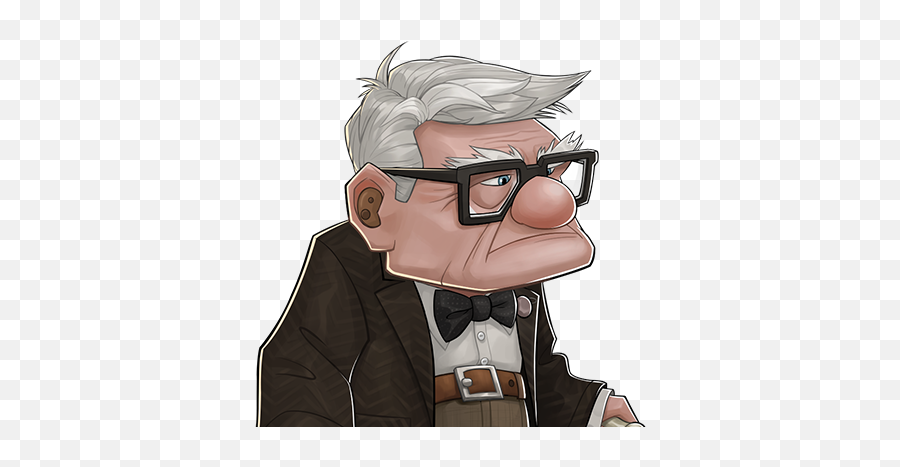 Carl Fredricksen Disney Wiki Fandom Emoji,Emoji Movie Eggplant Glasses