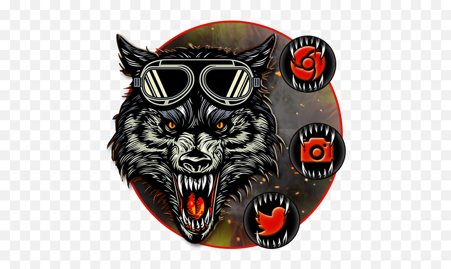 Roar Wolf Themes Hd Wallpapers Apk 10 - Download Apk Latest Emoji,Fang Face Emoticon