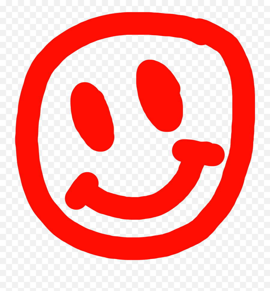 Hobicore Hobi Smile Smiley Red Sticker By Fishi3 Emoji,Red A Emoticon