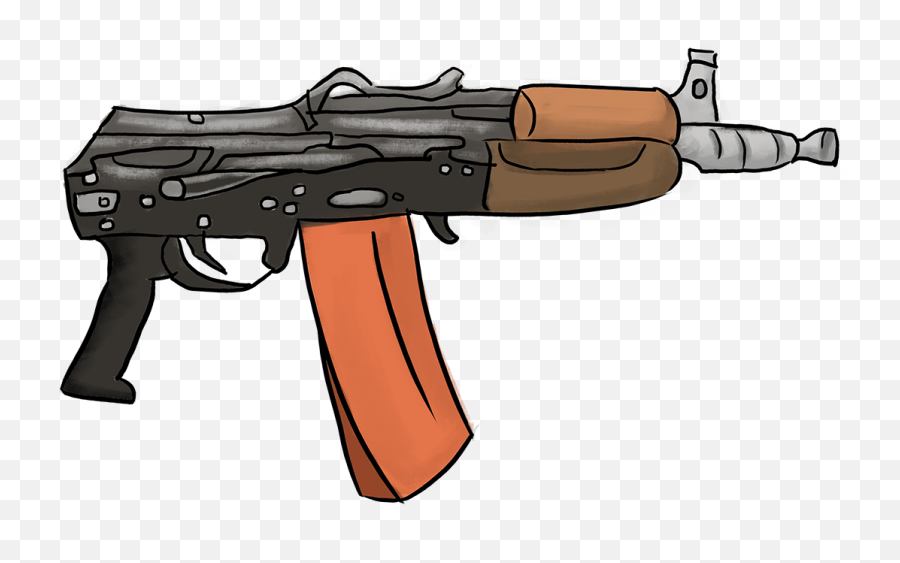 Assault Rifle Clipart - Full Size Clipart 5594602 Emoji,Emoji Guy Holding 2 Guns