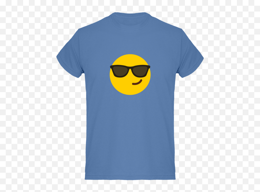 Camiseta Hombre Full Cut Screen Starts Original - Emoji Cool,Azul Emoji