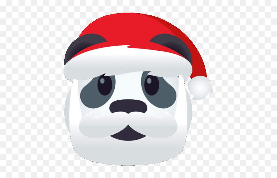 Santa Panda Sticker - Santa Panda Joypixels Discover Emoji,Christmas Emoji Discord