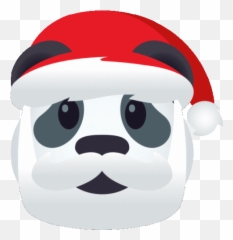 Santa Panda Sticker - Santa Panda Joypixels Discover Emoji,Christmas Emoji Discord