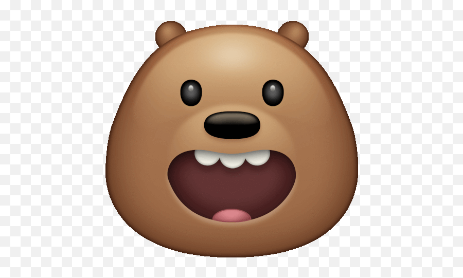 Boing Boing Tv Sticker - Boing Boing Tv We Bare Bears Emoji,Bear Emoji Iphone