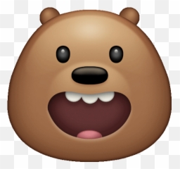 Boing Boing Tv Sticker - Boing Boing Tv We Bare Bears Emoji,Bear Emoji Iphone
