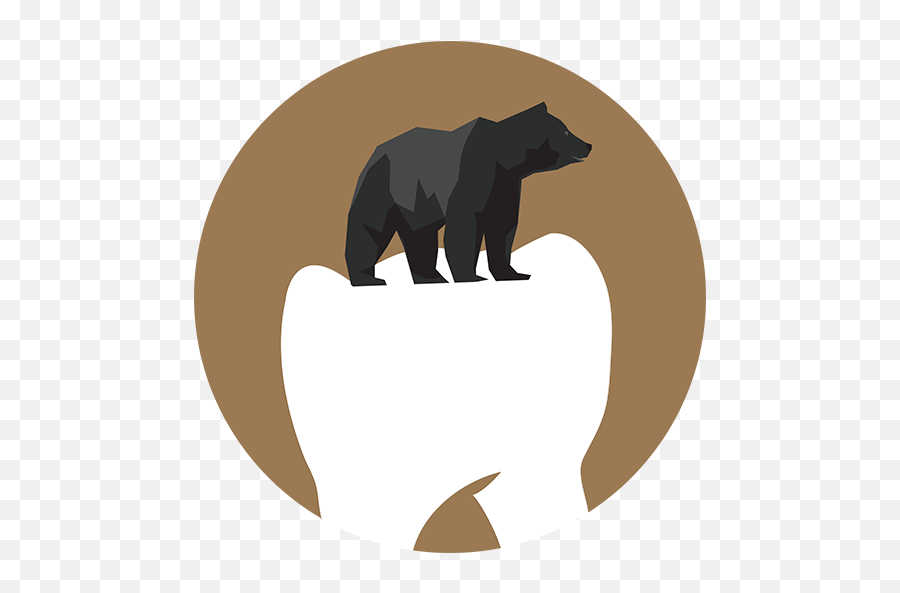 Black Bear Dental Emoji,Tooth Emoji Copy