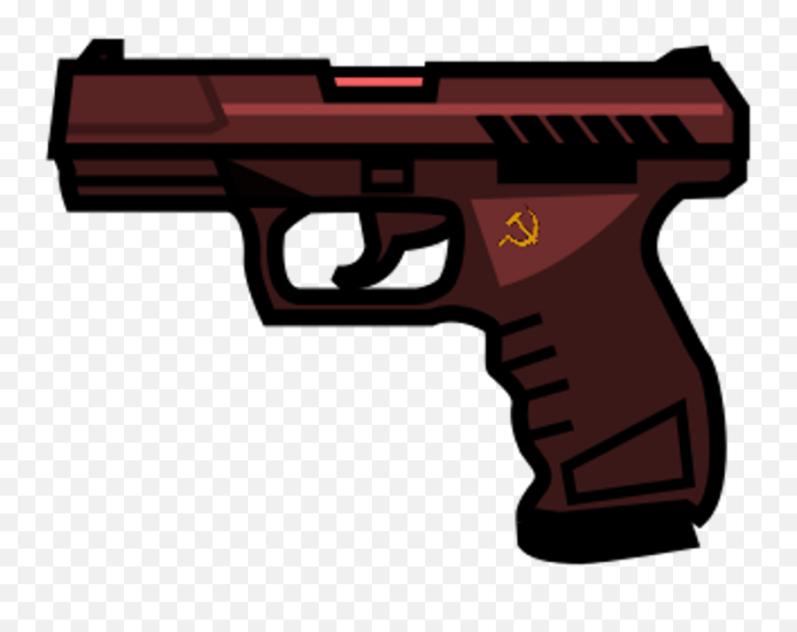 Communism Gun Emoji Sticker - Pistol Emoji Transparent,Communism Emoji