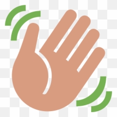Emoji Hand Clip Art Page 1 - Line17qqcom Wave Hand Icon,Prayer Hands Emoji