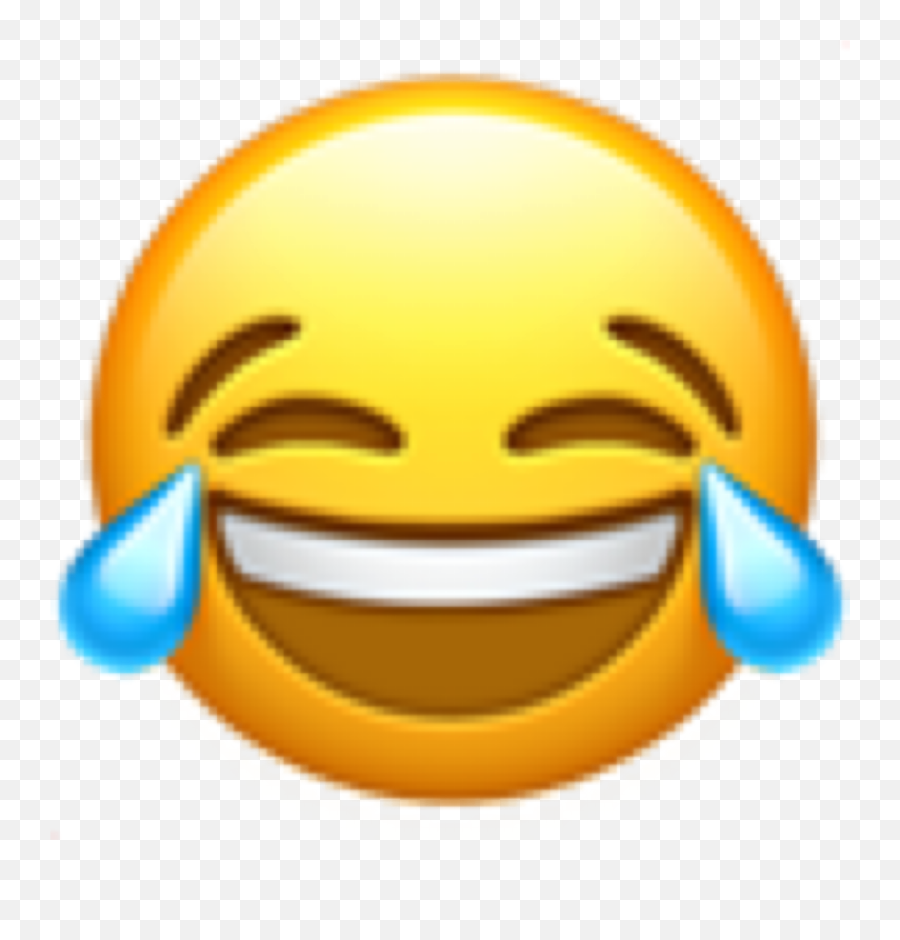 Laugh Laughingface Emoji Sticker By Jimawariart - Laughing Emoji Png,Don't Know Emoticon