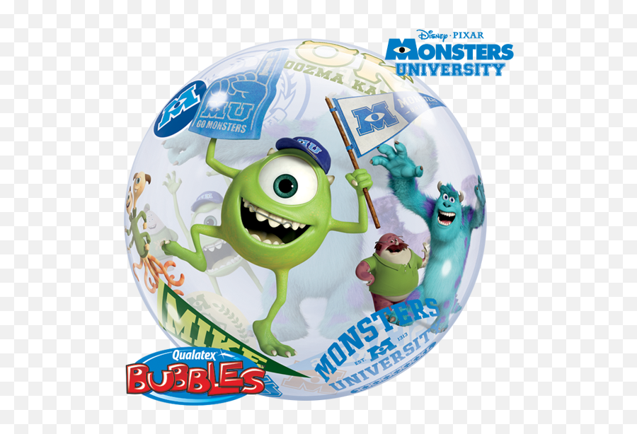 1 X 22 Disney Pixar Monsters University Qualatex Bubble - Monster University Font Emoji,Disney Pixar Emoji