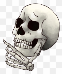 Thinking Face Emoji,Skull Emoji