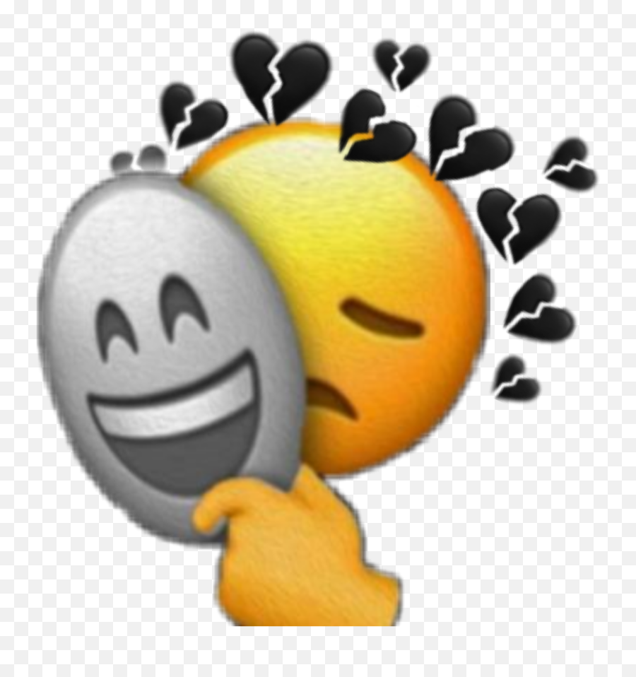 The Most Edited Smutek Picsart - Happy Emoji,Emoticon Lacrime