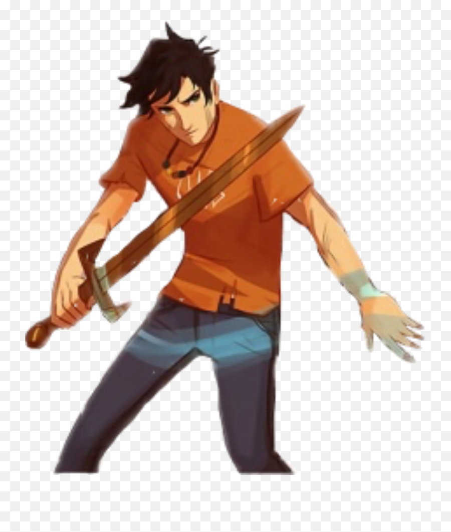 The Most Edited - Percy Jackson Cartoon Emoji,Percy Jackson Trident Emoji