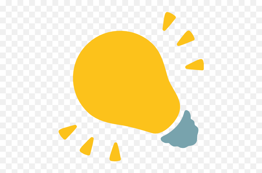 Electric Light Bulb Emoji,Light Bulb Emoji