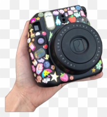 Polaroid Camera Sticker - Decorating Polaroid Camera Emoji,Emoji Camera Stickers