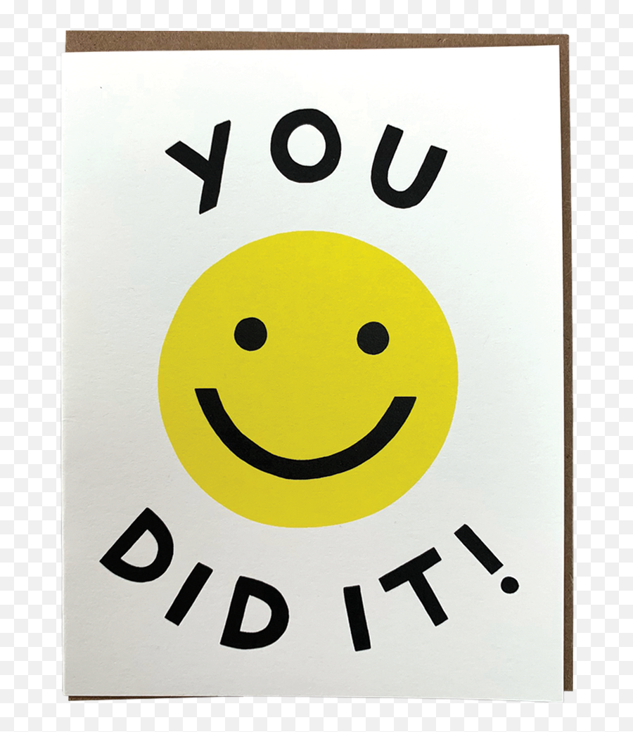 You Did - Happy Emoji,Mini Emoticon Stamps