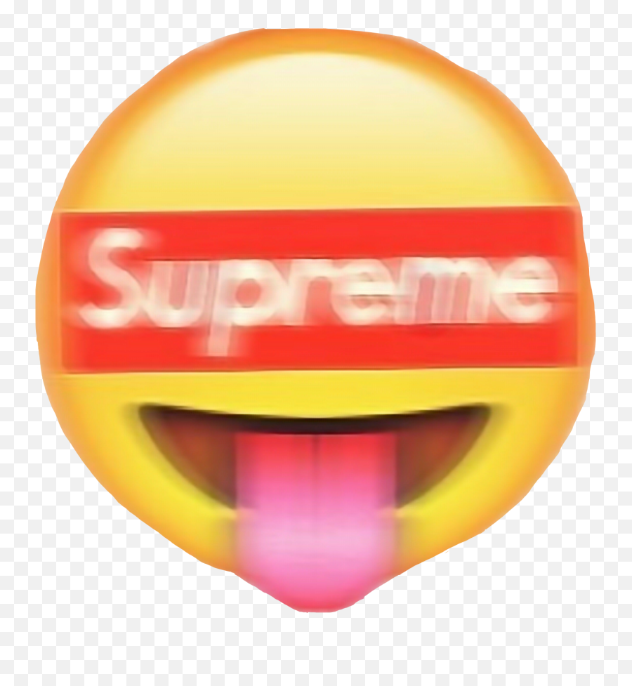 Supreme Emoji Shake Red Sticker - Supreme Emoji,Shake Emoji