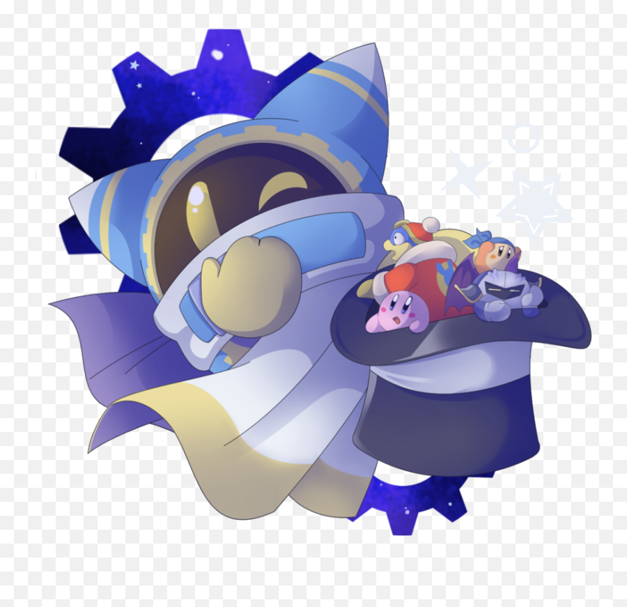 Welcome To The Eternity Void - Kirby Magolor Emoji,Kirby Thinking Emoji