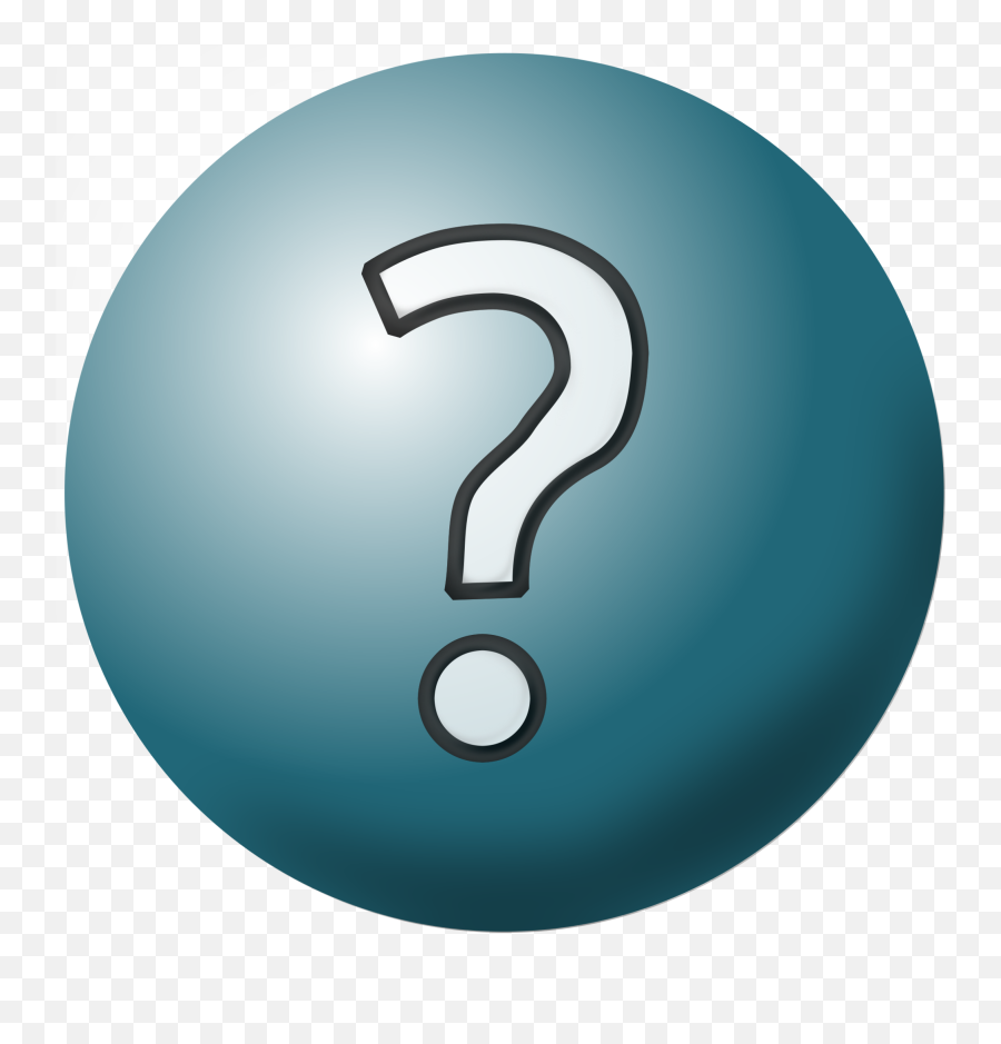 Question Mark In Green Ball Transparent Png - Stickpng Clipart Mystery Question Mark Emoji,Duplicate Texts Question Marks Emojis