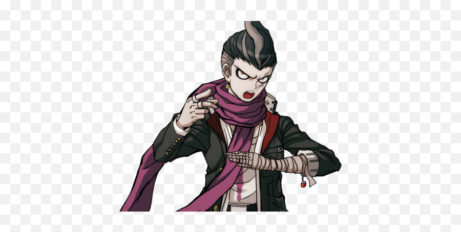 Gundam - Danganronpa Gundham Sprites Emoji,Leon Kuwata Emoticon