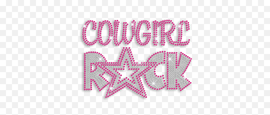 Pink Bling Cowgirl Rock Hot - Girly Emoji,The Rock Emotion Printable