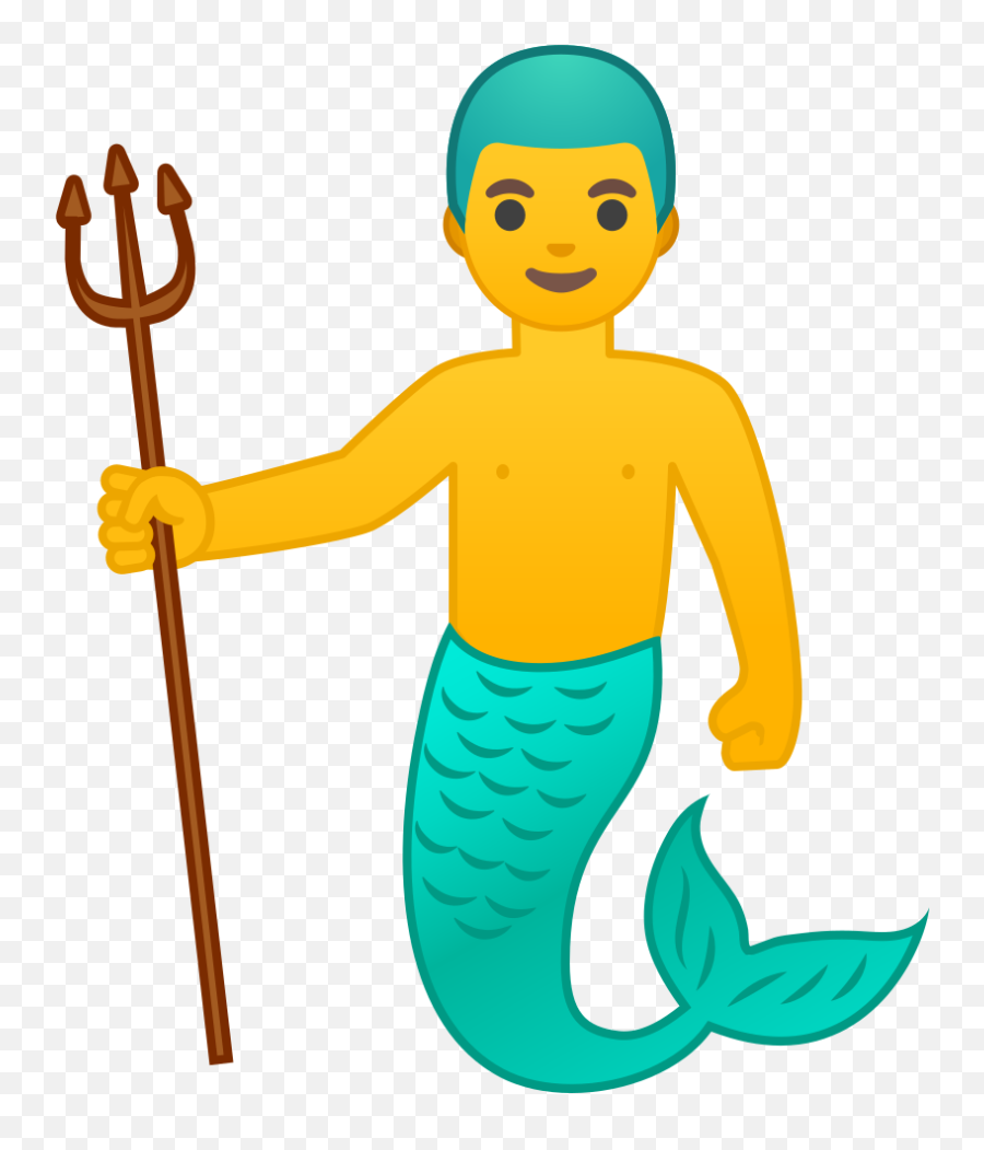 Merman Emoji Meaning With Pictures - Merman Icon,Mermaid Emoji