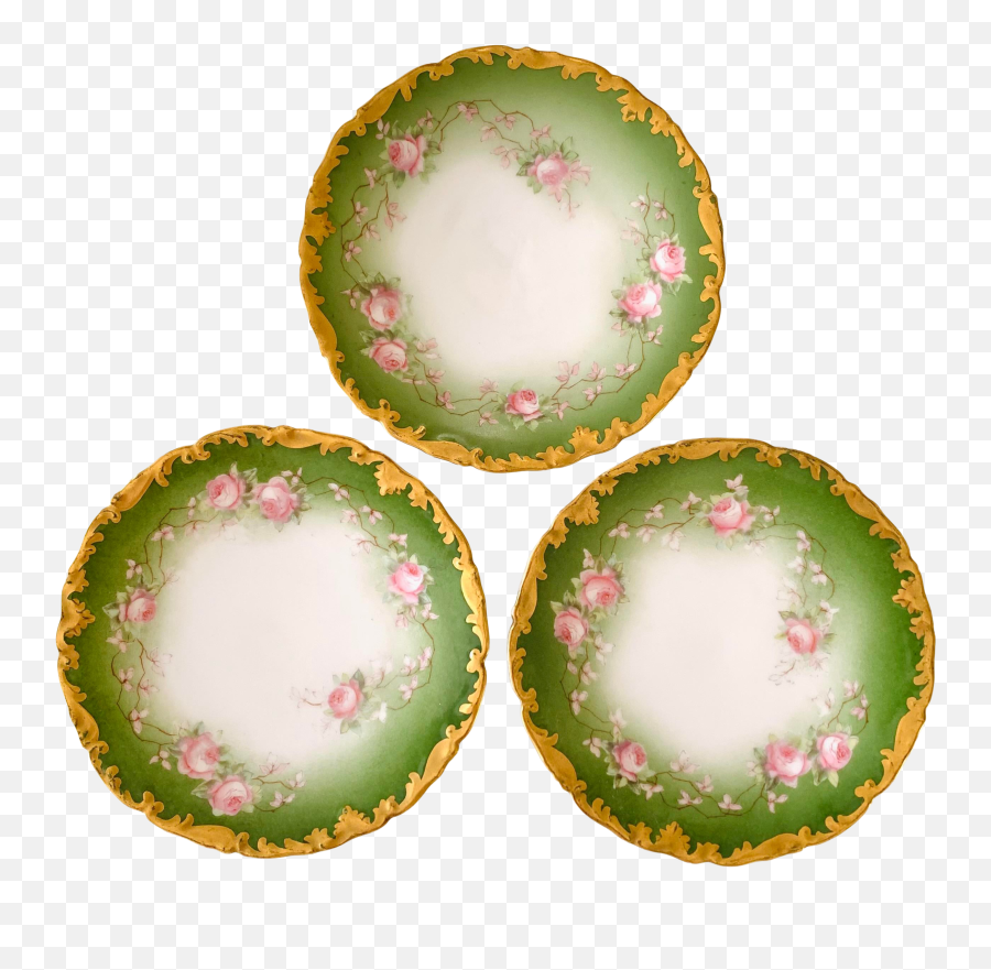 Antique Tressemanes Vogt Limoges Set - Serving Platters Emoji,Emoji Band Name 3 Girls 3 Boys