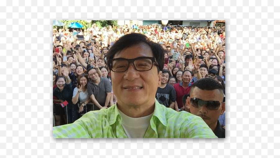 How Is Jackie Chan In Person - Burj Khalifa Photos Pose Emoji,Jackie Chan Emotion Style