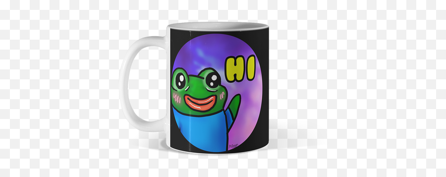 Broadcasters Frog Mugs Design By Humans - Magic Mug Emoji,Emoticon Apathetic